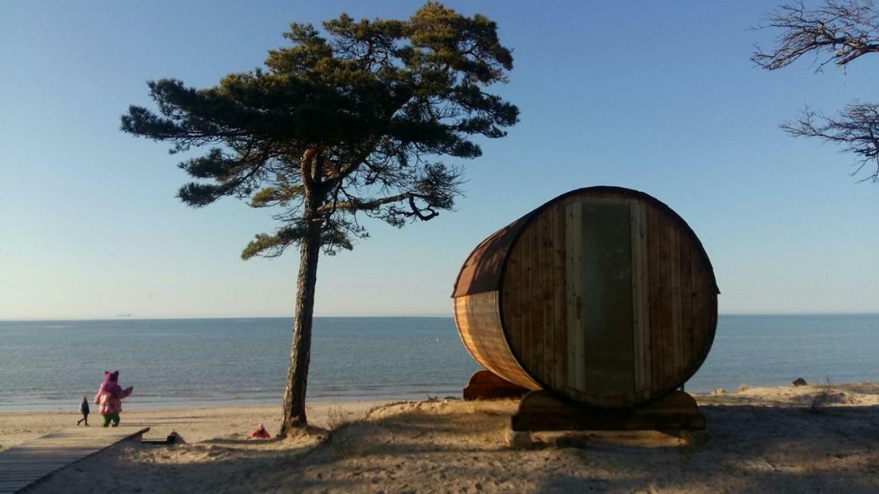 Kempings Saulesmajas Kolka Exterior foto